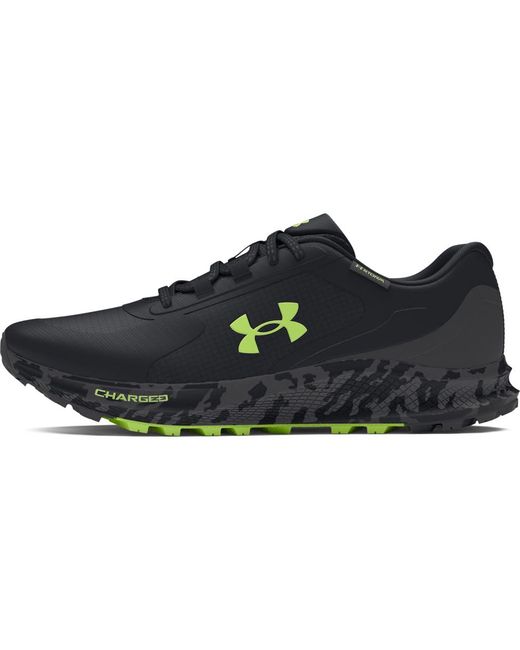 Under Armour Black Charged Bandit Trail 3 Storm Proof Hiking Shoe, for men