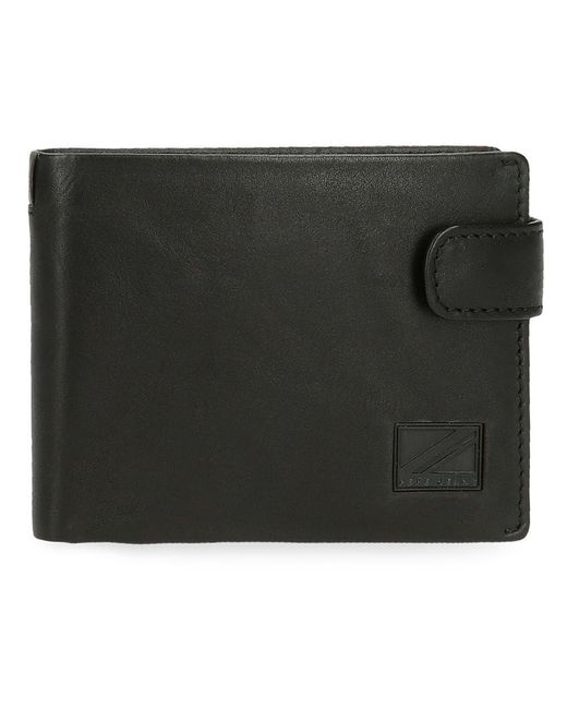 Marshal Portafoglio orizzontale con chiusura a scatto di Pepe Jeans in Black da Uomo