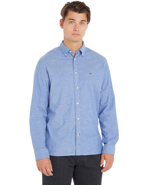 Tommy Hilfiger Casual Overhemden in het Blue voor heren