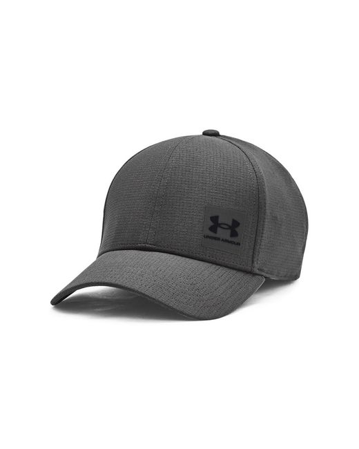 Under Armour Gray Iso-chill Armourvent Adjustable Hat, for men