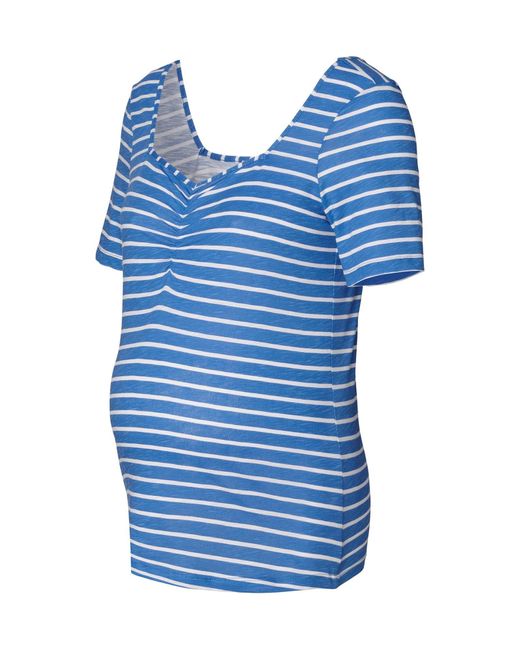 Esprit Blue Short Sleeve Stripe T-Shirt