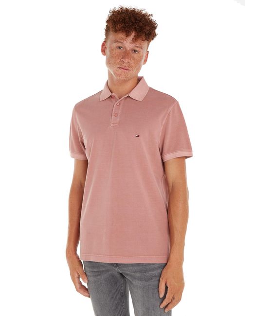 Polo rosa tommy hilfiger online