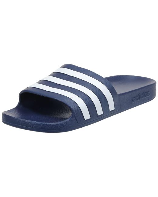 Mens Slide Sandal Adidas en coloris Blue