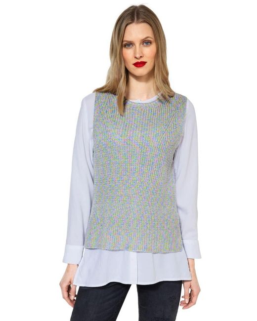 Street One Gray Pullunder in Multicolour