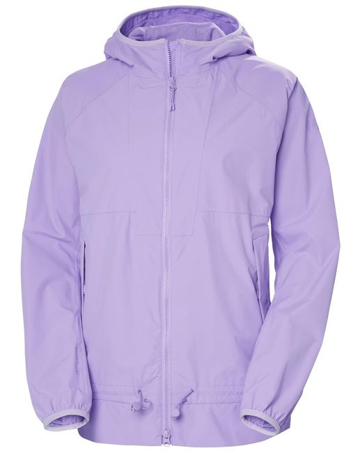 Helly Hansen Purple W Essence Rain Jacket Coat