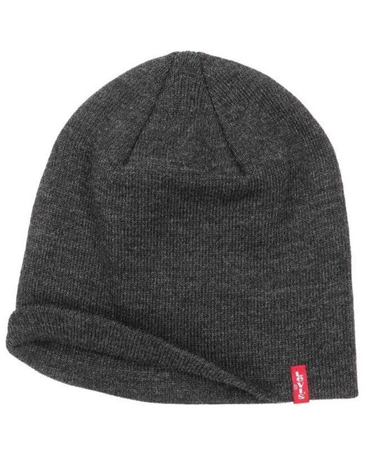Levi's Otis Beanie Gebreide Muts in het Black