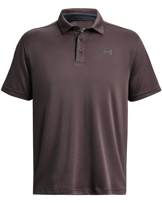 Under Armour Tech Golf-Poloshirt für in Brown für Herren