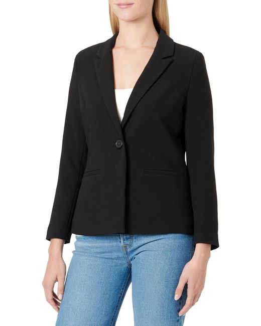 Vero Moda Black Langärmeliger slim fit blazer