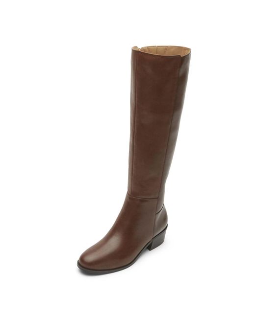 Rockport Brown S Evalyn Tall Boots - Wide Calf