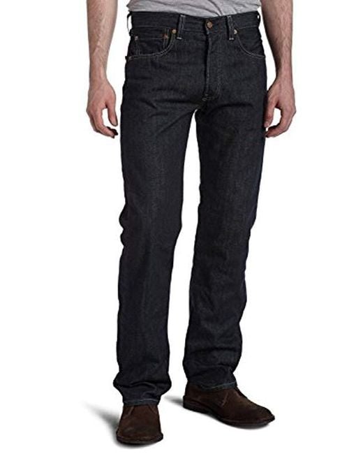 Lyst - Levi's 501 Original Shrink-to-fit Jeans in Black for Men