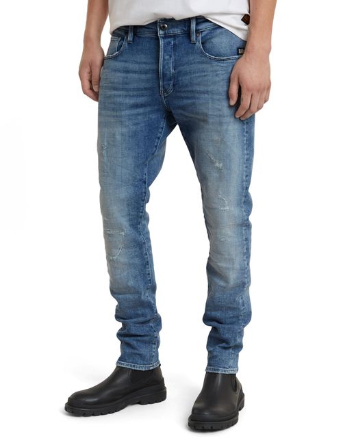Jeans Slim 3301 di G-Star RAW in Blue da Uomo
