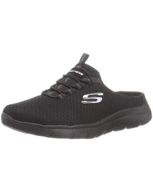 Skechers Black Summit Swift Step Sabot Schwarz