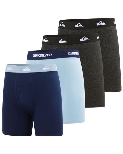 Quiksilver Blue S Underwear 4 Pack Boxers For Performance S Boxer Briefs for men
