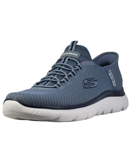 Skechers Blue Slip-ins Summits High Range Trainers for men
