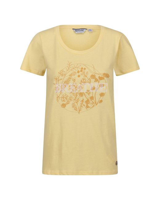 Regatta Yellow Ladies Filandra Vii T-shirt Sunlight 12