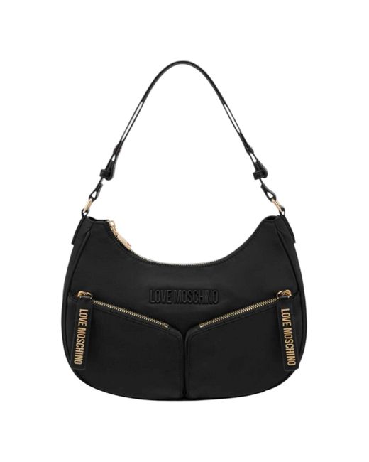 Love Moschino Black Schultertasche Schwarz Einheitsgröße