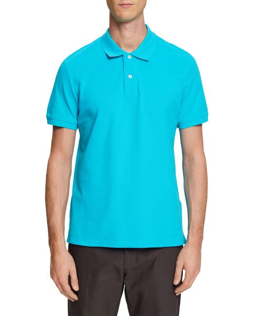 Esprit Slim Fit Poloshirt in Blau für Herren | Lyst DE