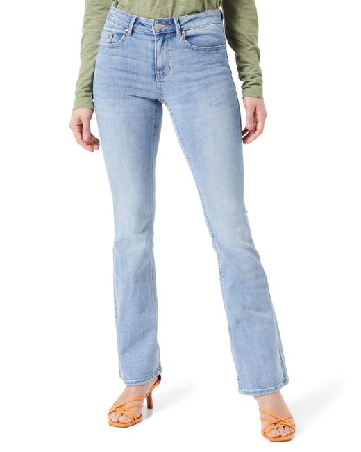 Vero Moda Blue Female Ausgestellt VMFLASH Mid Rise Jeans