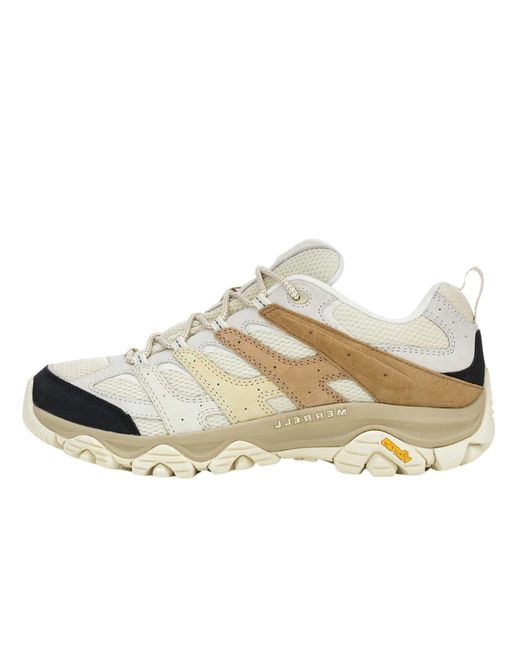 Merrell White Moab 3 Hiking Shoe for men