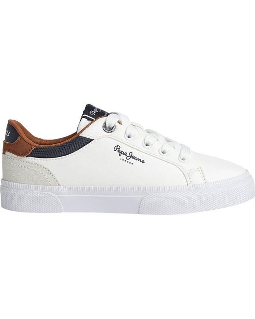 Pepe Jeans White Kenton Court B Sneaker