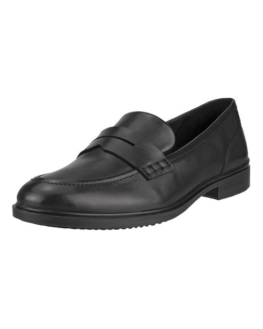 Ecco Black Dress Classic 15 Penny Loafer