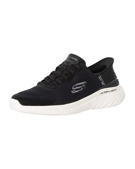 Skechers Black Bounder 2.0 Emerged Slip-in Sneaker for men