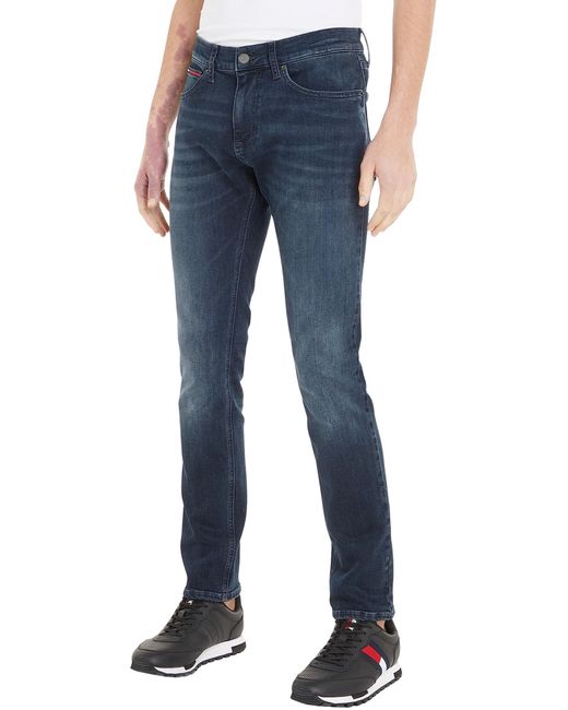 Jeans Uomo Scanton Slim Elasticizzati di Tommy Hilfiger in Blue da Uomo