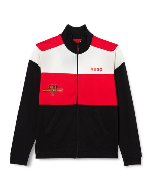 HUGO Red Race Zip Lounge Wear Jacket for men