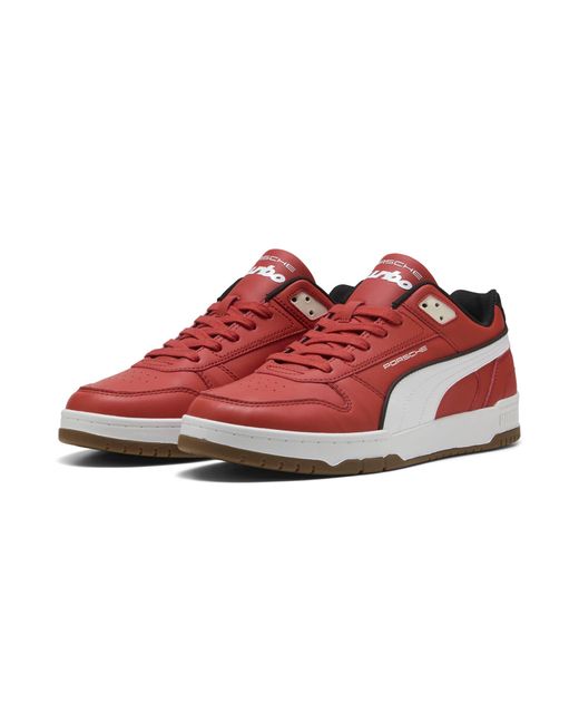 PUMA Porsche Legacy Rbd Game Lage Sneakers 39 Red Fire White