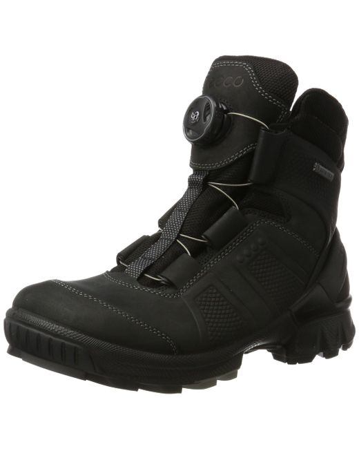 Ecco Biom High Rise Hiking Shoes in Black for Men Lyst UK