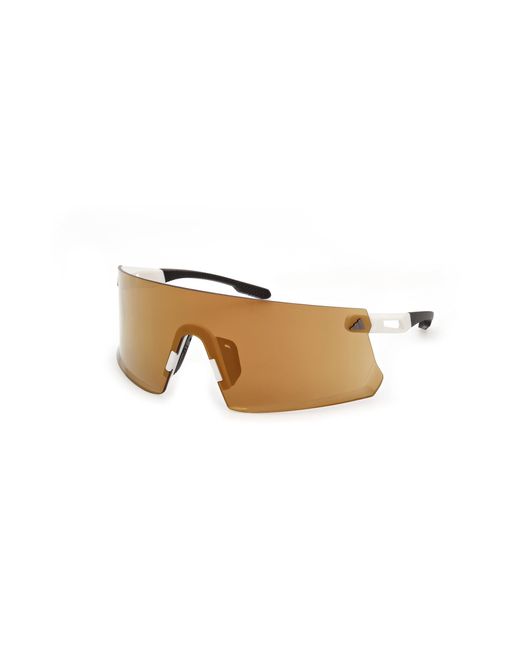 Occhiali da Sole SP0090 21G matte white 00/0/120 UNISEX di Adidas in Black