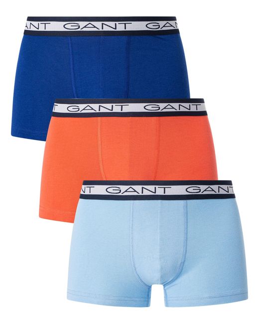 Gant 3er-Pack Core-Unterhosen in Blue für Herren
