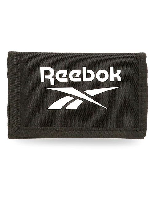 Reebok Boston Wallet With Purse Black 13x8x2,5 Cms Polyester for men