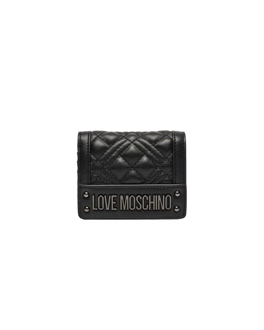 Love Moschino Black Lovo Moschino Quilted Wallet