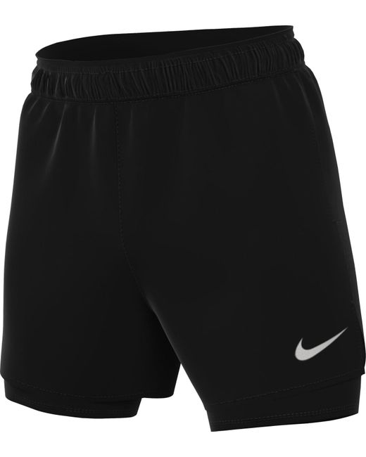 Nike Challenger Veelzijdige 2-in-1 Short Met Dri-fit-technologie in het Black voor heren