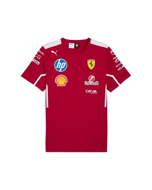 PUMA Red Sf Team Tee Wn T-Shirt