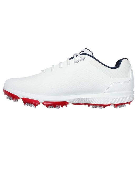 Skechers White Pro 6 Waterproof Golf Shoe Sneaker for men