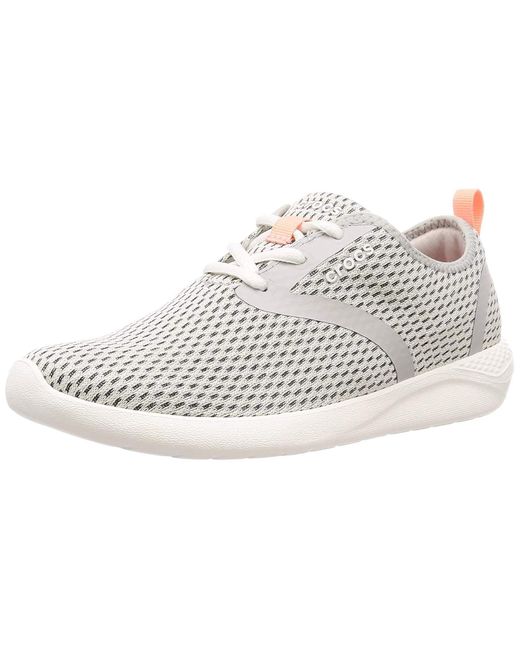 crocs mesh sneakers