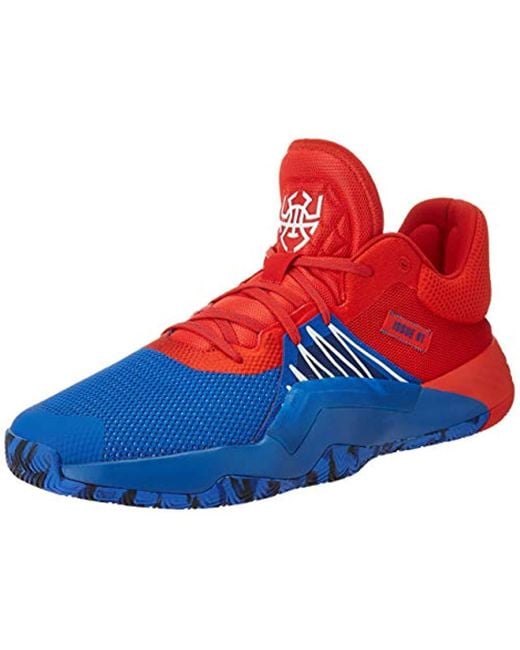 Adidas D.o.n. Donovan Mitchell Issue #1 Spiderman Basketball Shoes Blue/red/footwear White for men