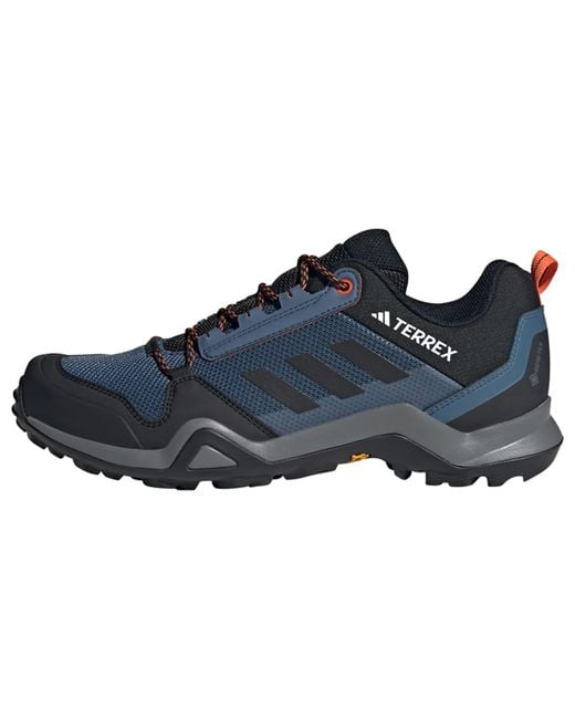 Adidas Blue Terrex Ax3 Gore-tex Hiking Sneaker for men