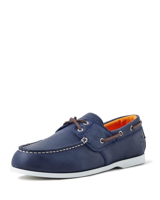 Timberland Blue Cedar Bay 2 Eye Boat Shoe for men