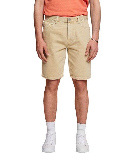 Esprit Jeans Shorts Voor in het Natural voor heren