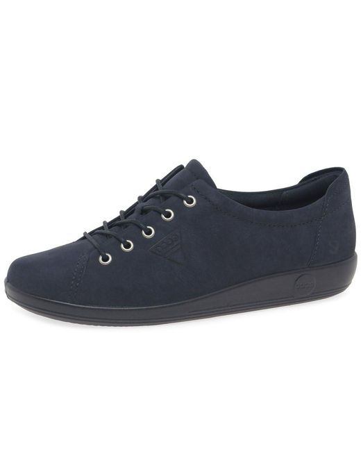 Ecco Soft 2.0 Sneaker in Blue Lyst UK