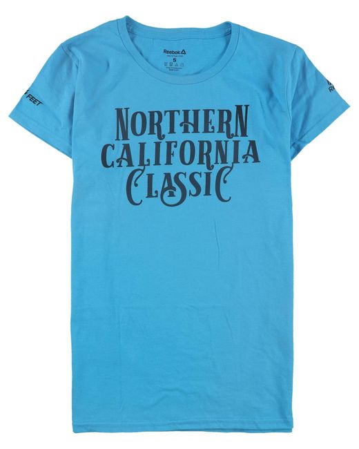 Reebok Blue S Northern California Graphic T-shirt