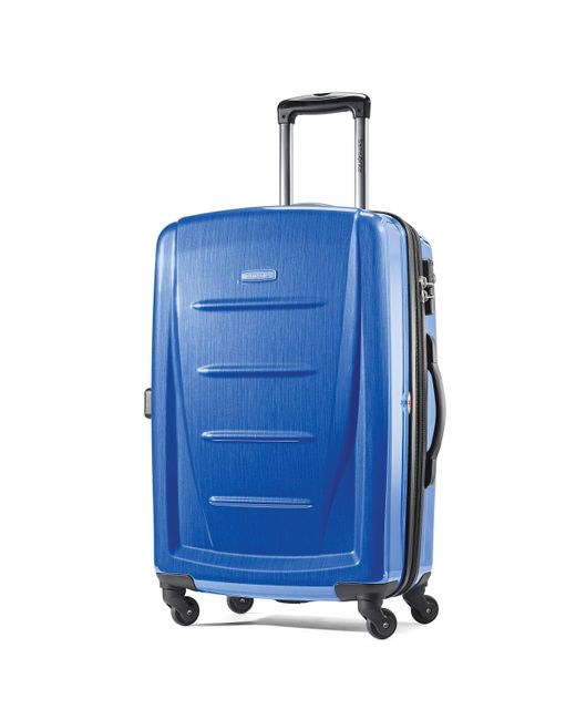 Samsonite Blue Winfield 2 Hardside Expandable Luggage With Spinner Wheels
