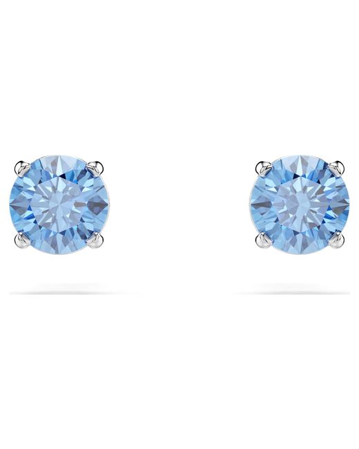 Swarovski Blue Stilla Attract Stud Earrings