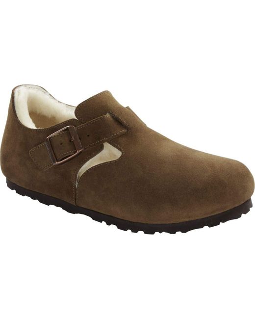 Birkenstock London Shearling Tea Brown