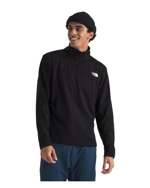 The North Face Black Cedar Trail Grid Fleece 1/4 Zip for men
