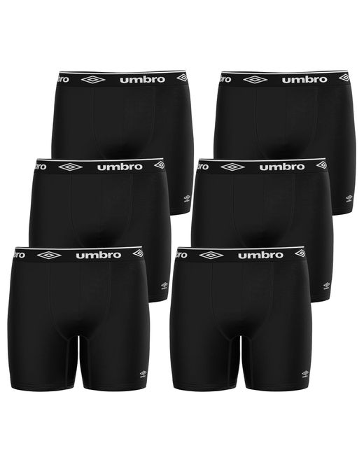 Umbro 6 Pack Active Performance s in Black für Herren
