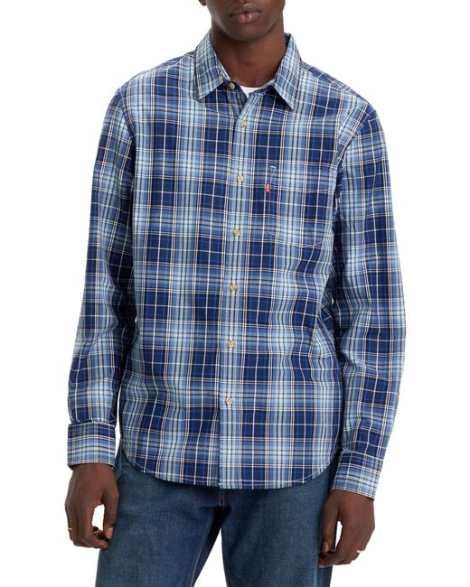 Levi's Blue Sunset 1-pocket Standard Shirt for men